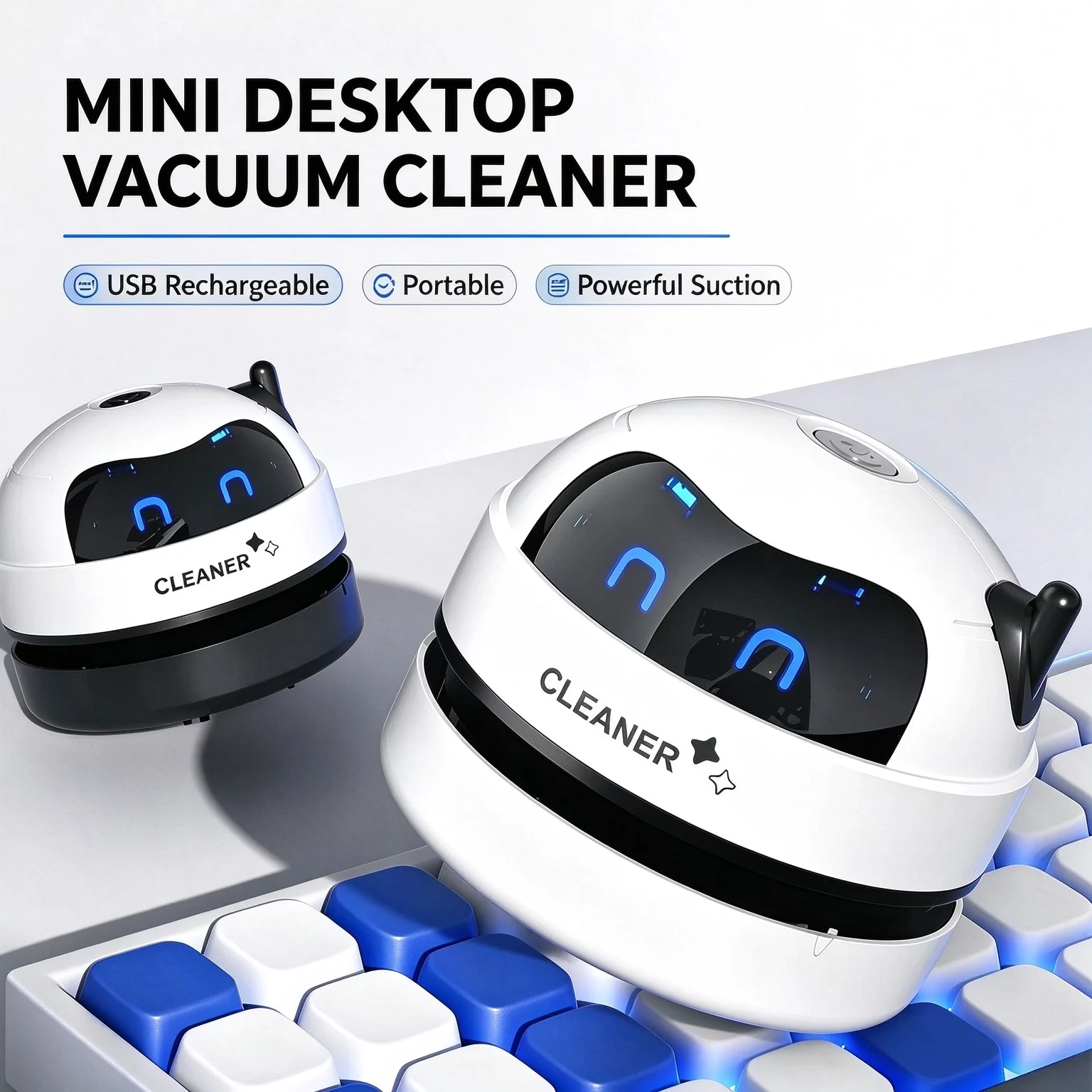 Portable Mini Desktop Vacuum C - Mini Desktop Vacuum Cleaner For Eraser Dust ulasan dan harga
