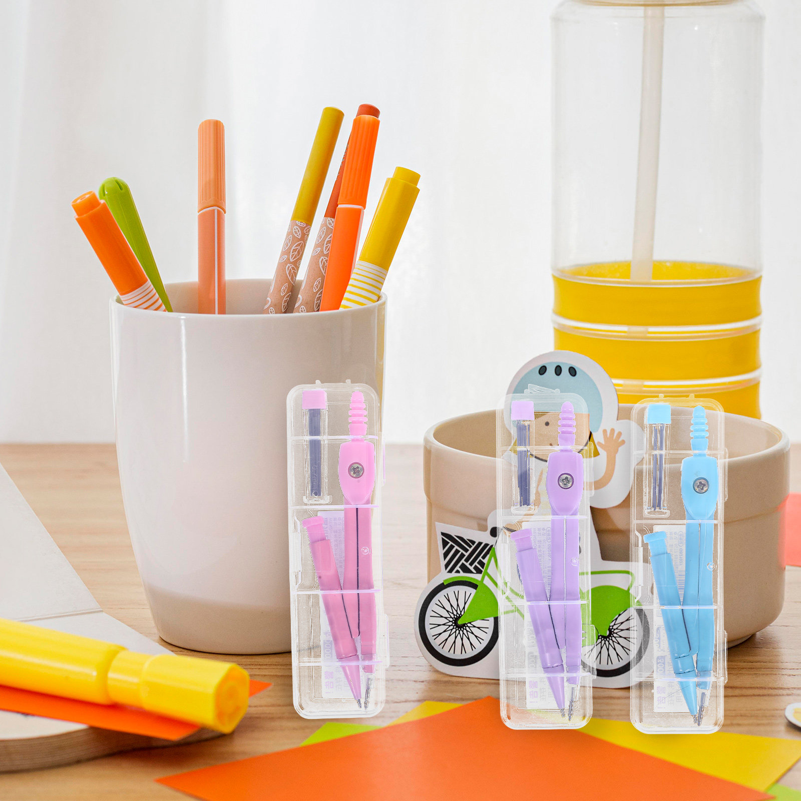 Metal Compass Geometry Drawing - Math Geometry Set With Compass ulasan dan harga